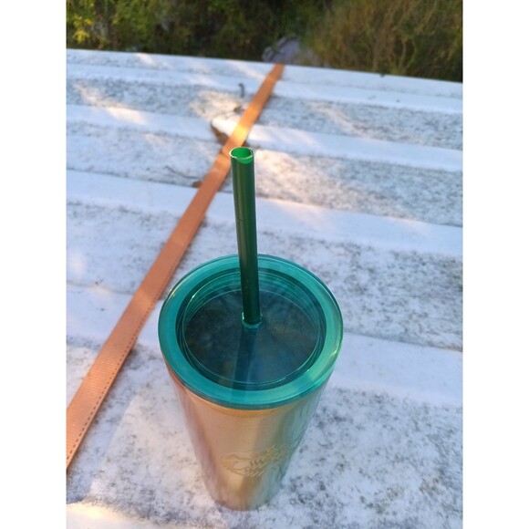 Starbucks 2020 Pink/Green Watermelon Ombre Stainless Tumbler - Picture 2 of 4